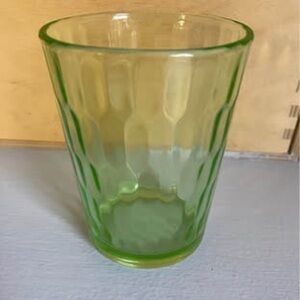 Vintage Uranium Glass Tumbler